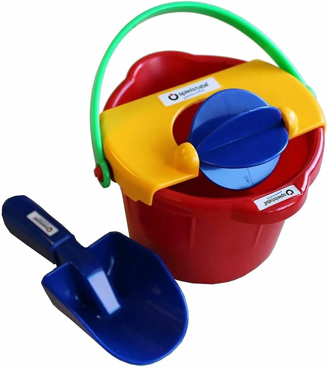 Spielstabil Bucket Mill 3 Piece Set - Includes Bucket, Sand Scoop and Spinning Wheel (Made in Germany)