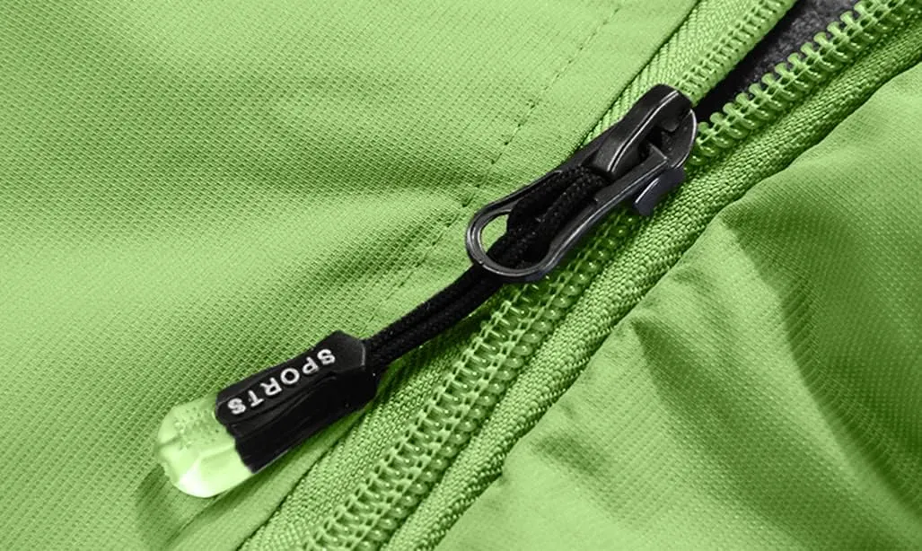 Spmor Men's Outdoor Sports Hooded Windproof Jacket Waterproof Rain Coat