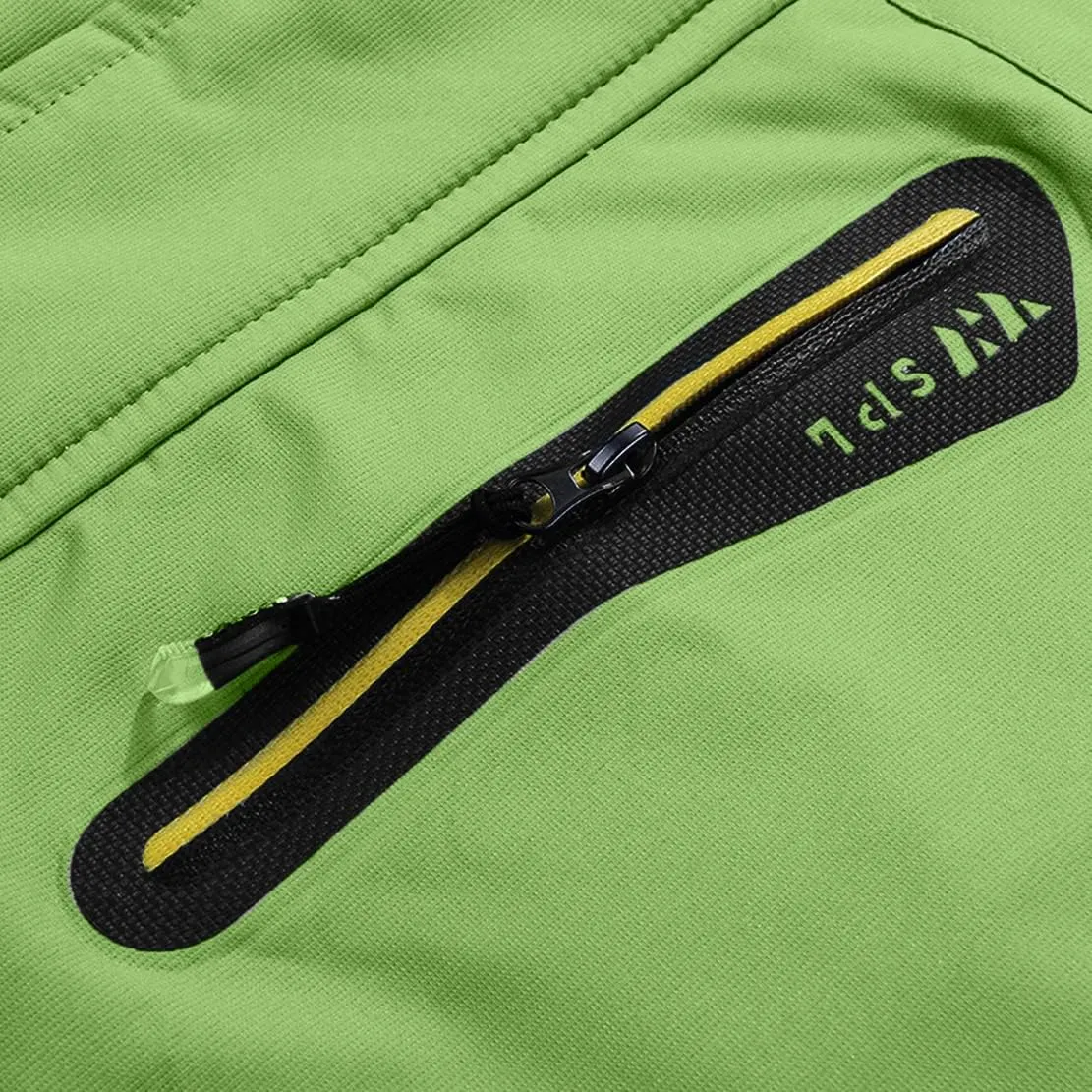 Spmor Men's Outdoor Sports Hooded Windproof Jacket Waterproof Rain Coat