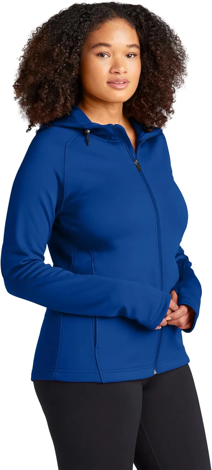 Sport-Tek® Ladies Tech Fleece Full-Zip Hooded Jacket. L248