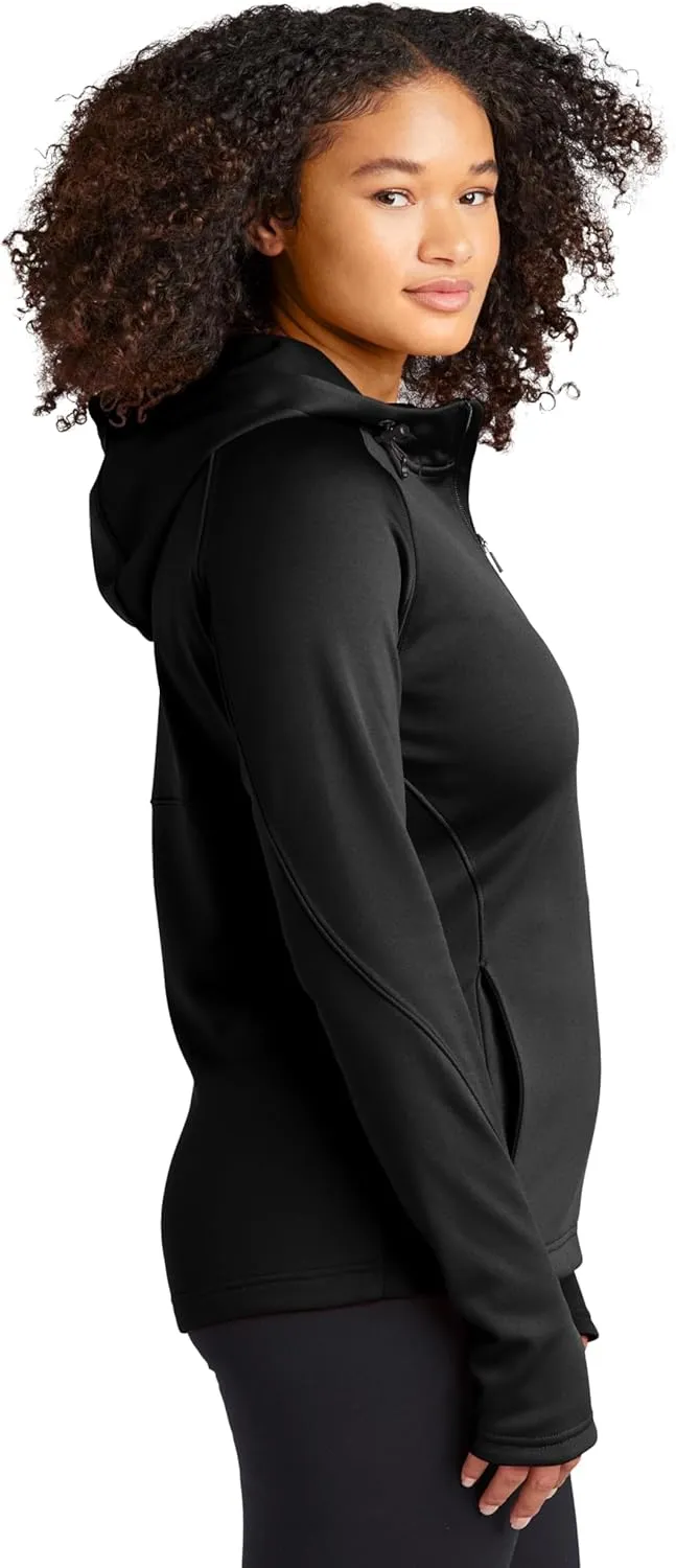 Sport-Tek® Ladies Tech Fleece Full-Zip Hooded Jacket. L248