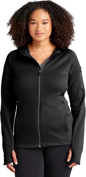 Sport-Tek® Ladies Tech Fleece Full-Zip Hooded Jacket. L248