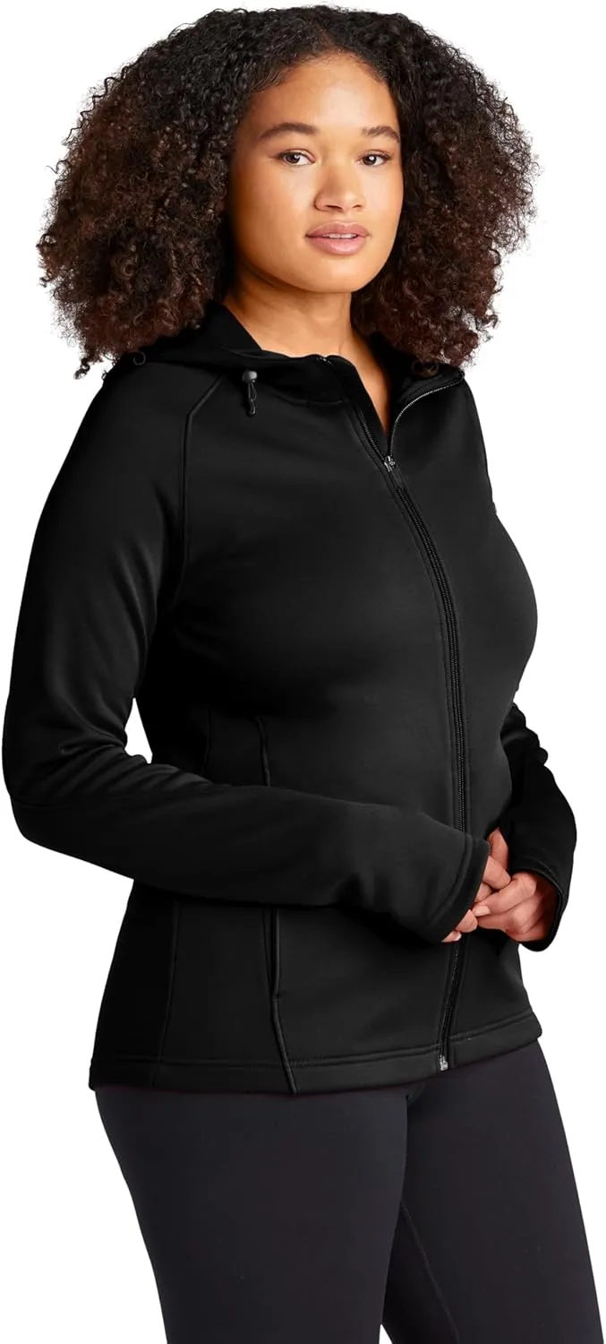 Sport-Tek® Ladies Tech Fleece Full-Zip Hooded Jacket. L248