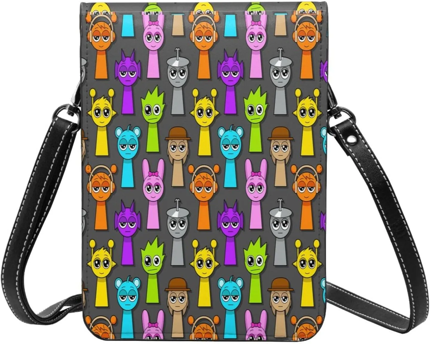 Sprunki Cell Phone Purse Crossbody Bag for Outdoor Travel Sports Camping Hiking Shoulder Bags