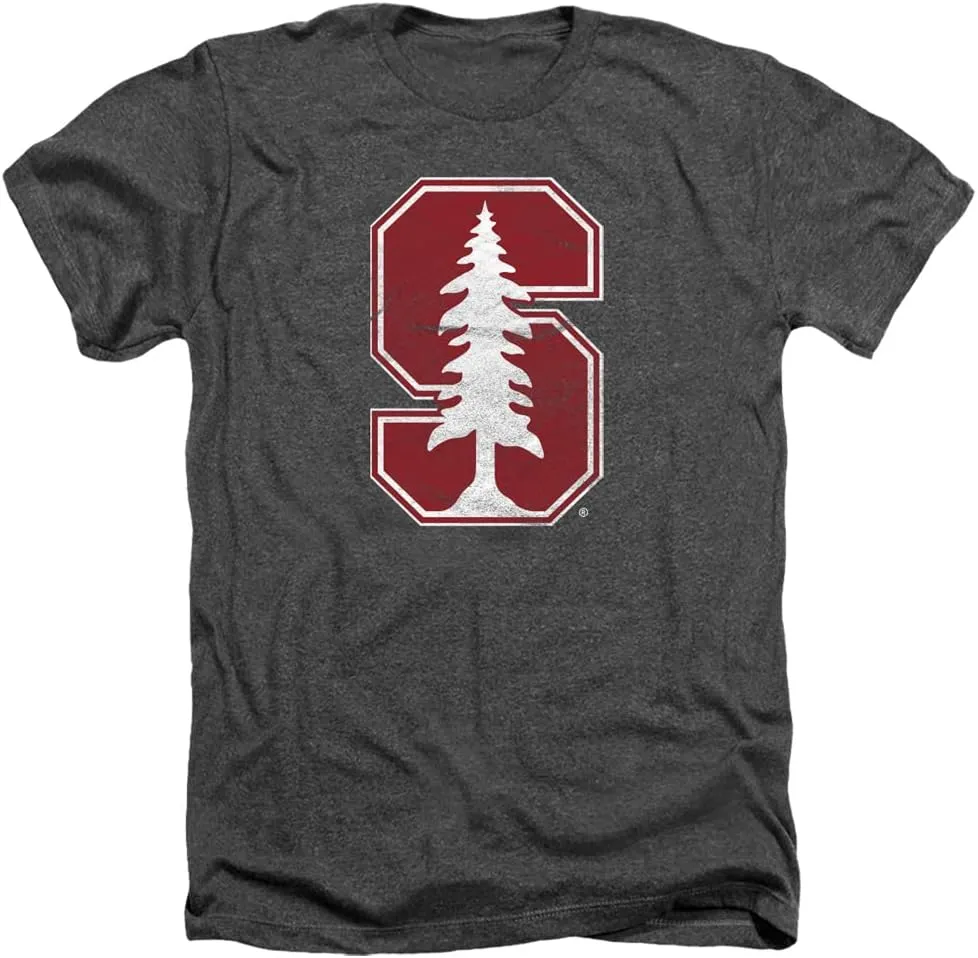 Stanford University Official Distressed Primary Logo Unisex Adult T Shirt