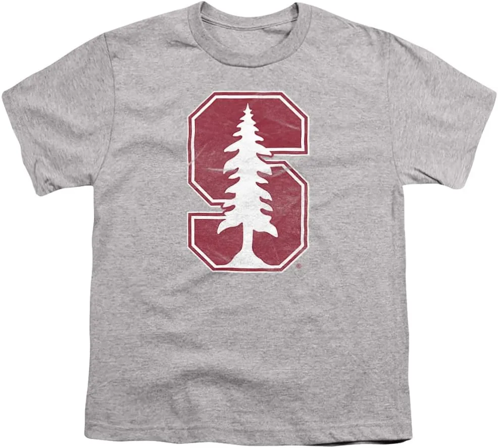 Stanford University Official Distressed Primary Logo Youth Kids Boy/Girls T Shirt