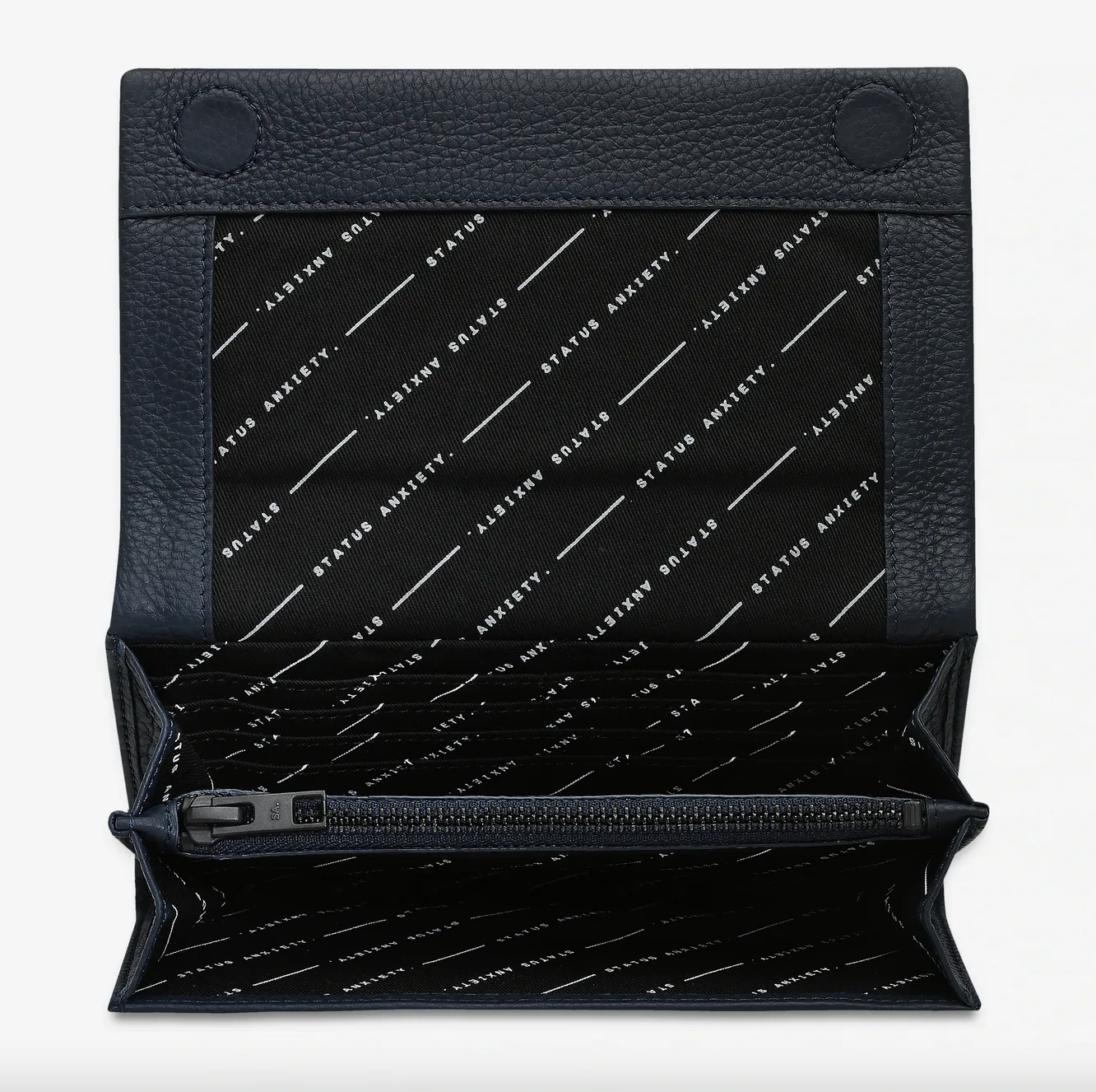 Status Anxiety, Nevermind Wallet | Navy Blue