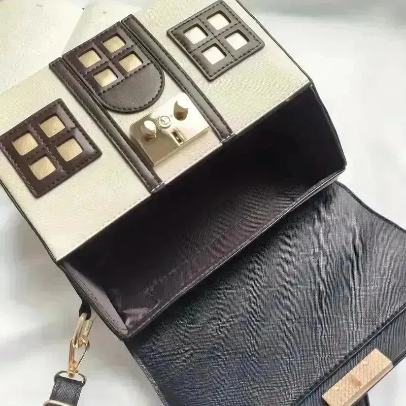 Stylish House Shaped Handbag
