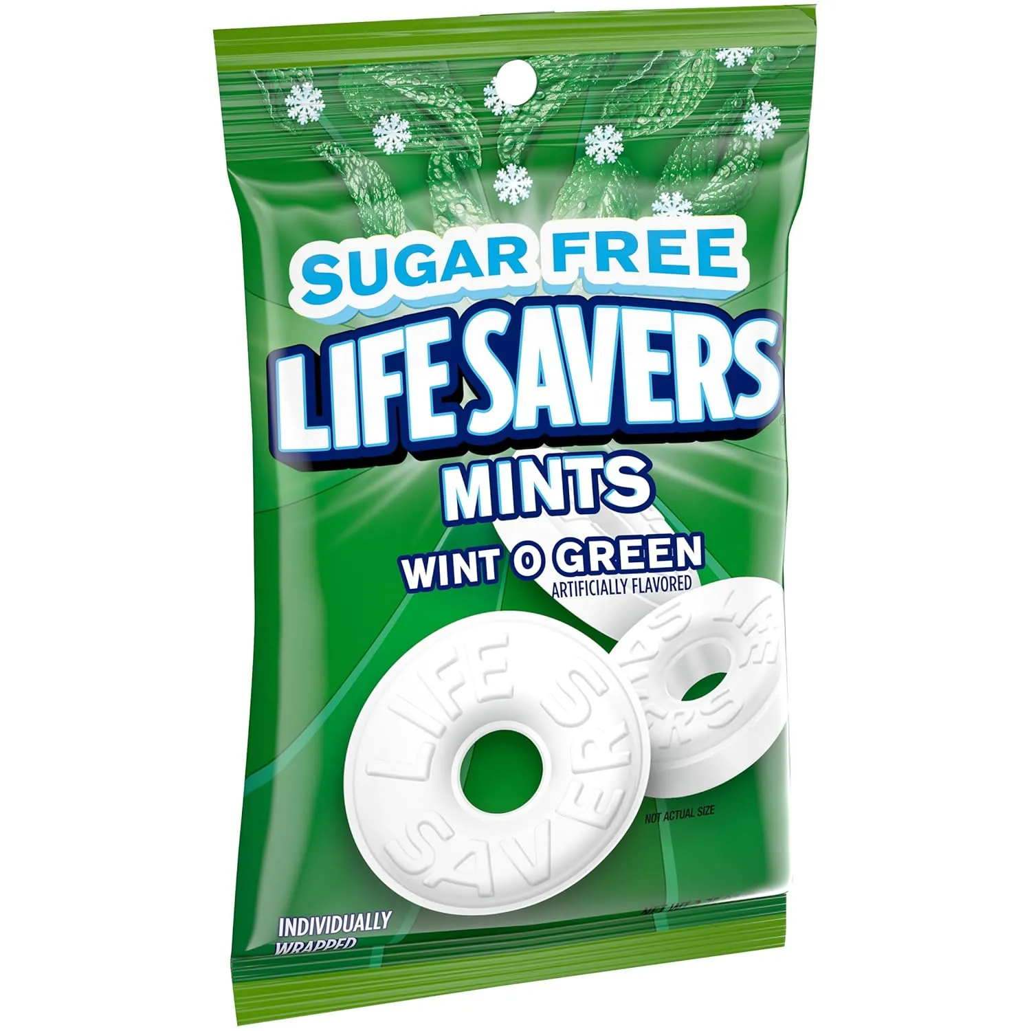 Sugar Free Lifesavers Pep O Mint & Wint O Green Mints, 2.75 Ounce (Pack of 4), Peppermint Breath Mints, Wintergreen Mints