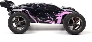 SummitLink Compatible Custom Body Muddy Pink Over Black Replacement for 1/16 Scale RC Car or Truck (Truck not Included) ERMN-BP-03