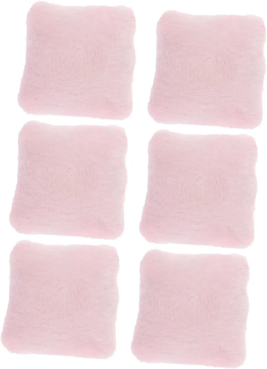 SUPVOX 30pcs Mini Couch Pillow Decorative Throw Pillows for Dollhouse Cute Faux Sofa Cushions Miniature Home Decor for Tabletop Scenes and Photo Props