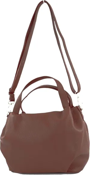 T218 - italian women's small handle bag made of leather