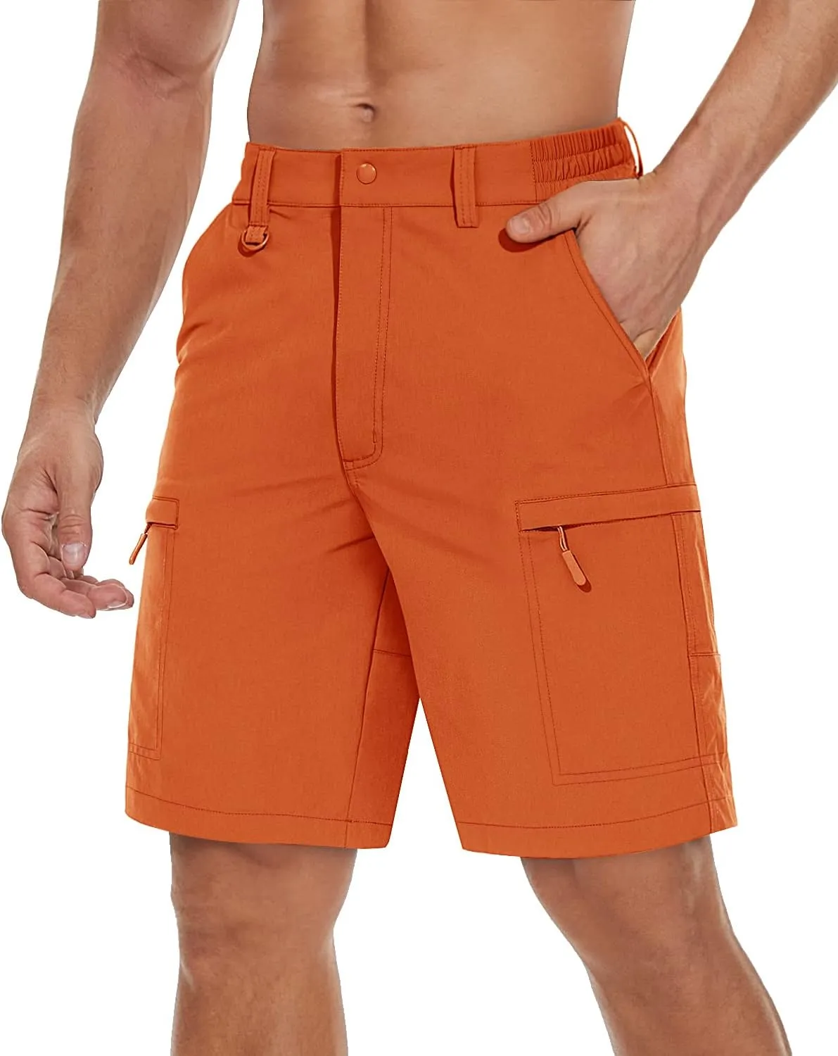 TACVASEN Men's Hiking Cargo Shorts Quick Dry Lightweight for Outdoor Golf Fishing Tactical Casual with Multi Pockets