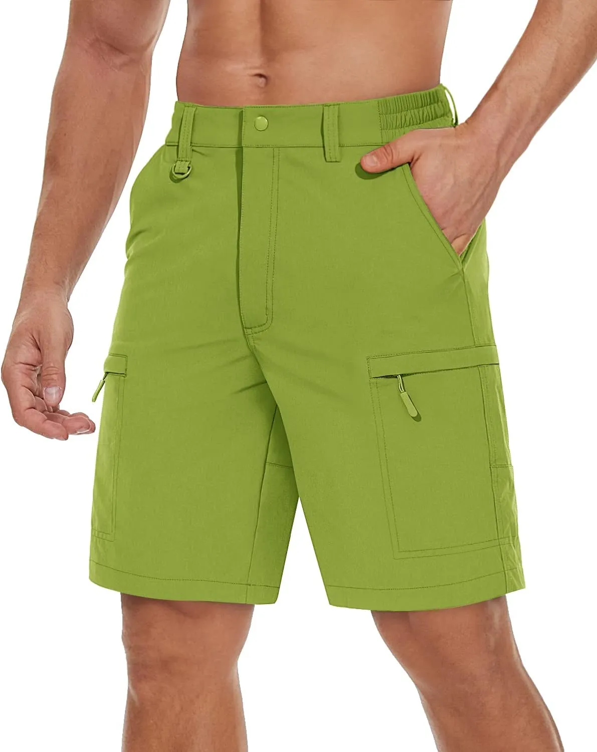 TACVASEN Men's Hiking Cargo Shorts Quick Dry Lightweight for Outdoor Golf Fishing Tactical Casual with Multi Pockets