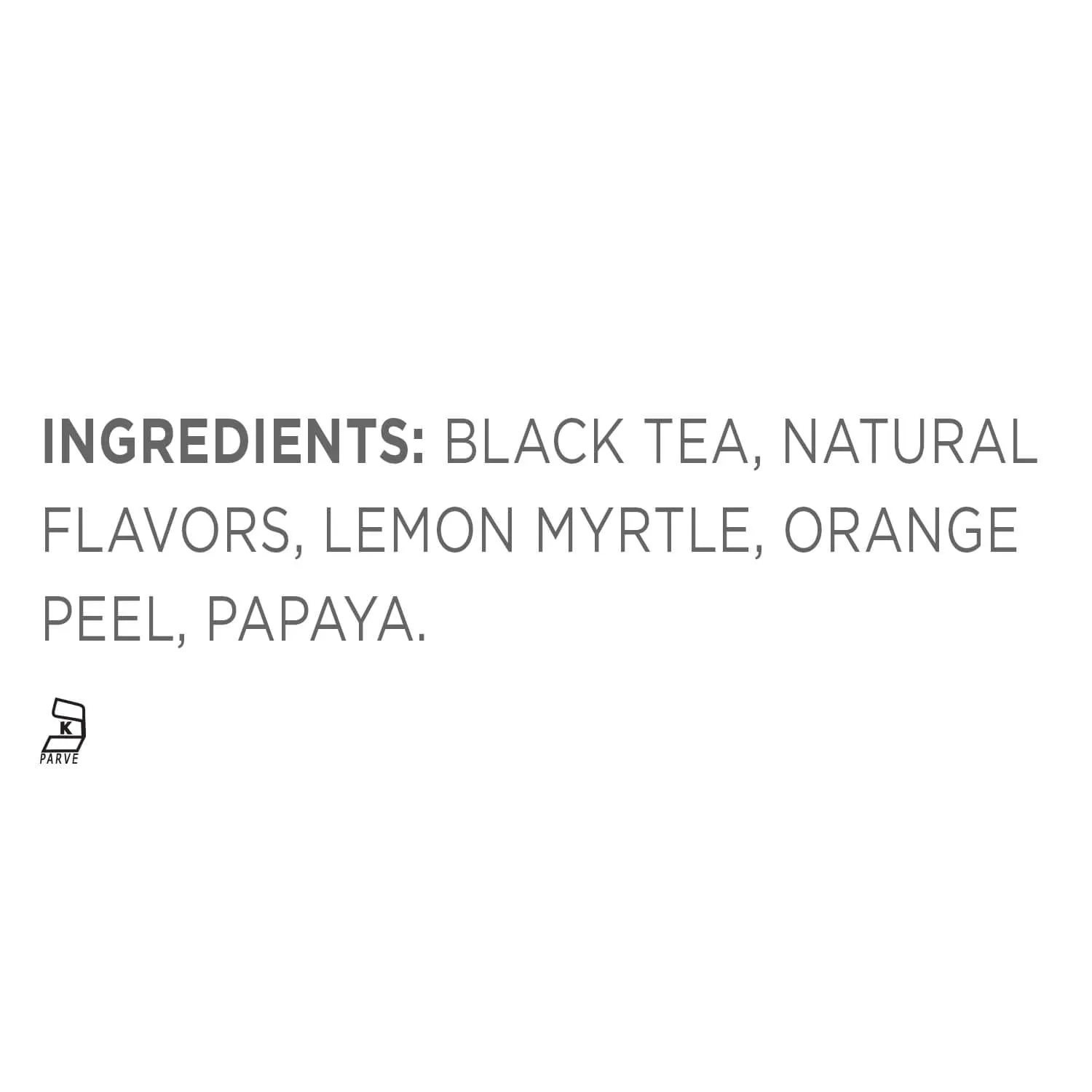 Tea Forte Tea Over Ice Orange Papaya Premium Organic Caffeinated Black Iced Tea Blend, 5 Count Individually Wrapped Handcrafted Pyramid Infuser Tea Bags, Each Steeps 24 oz.