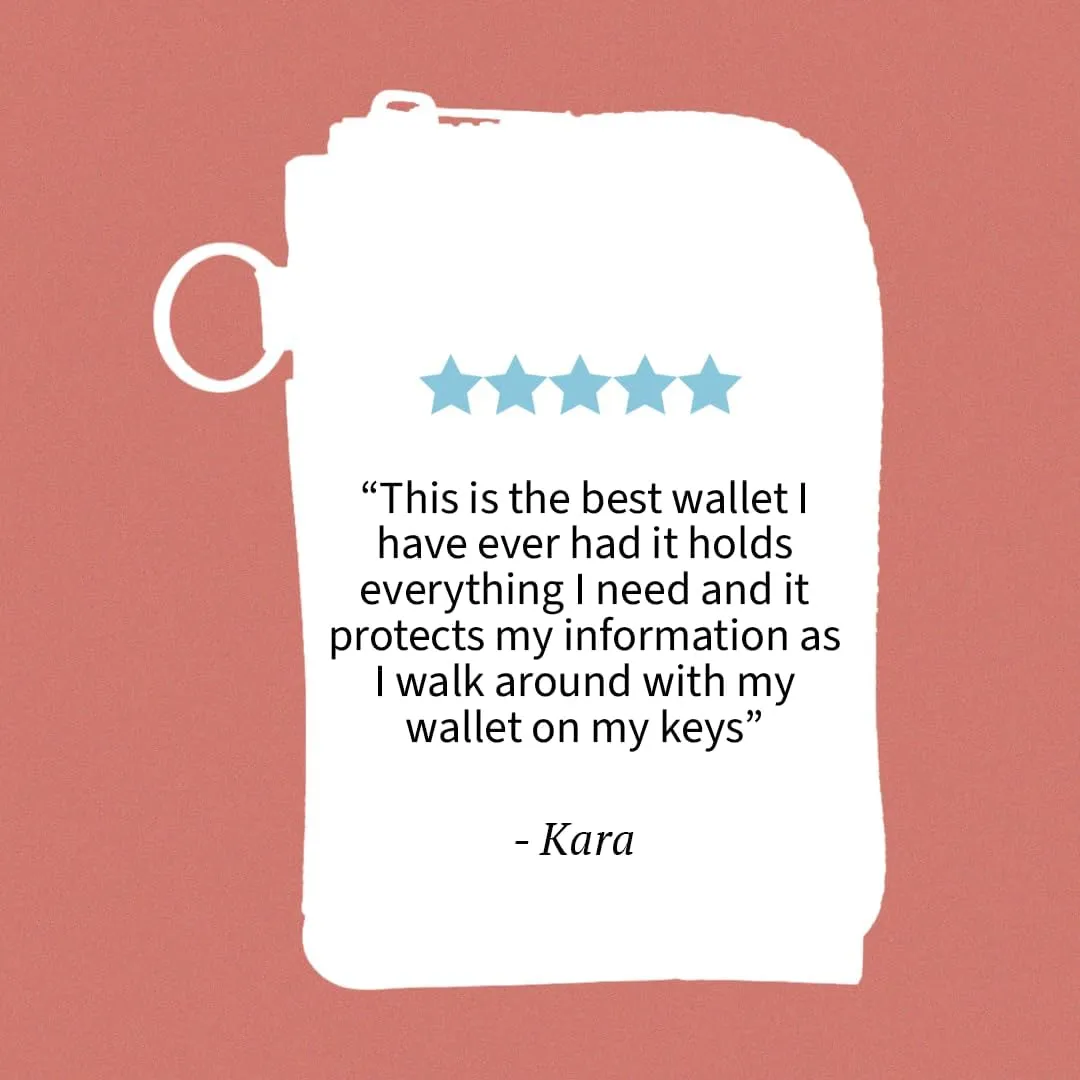 Thread Wallets RFID Blocking Leather Zip Wallet with Card Holder for Men and Women (Black)