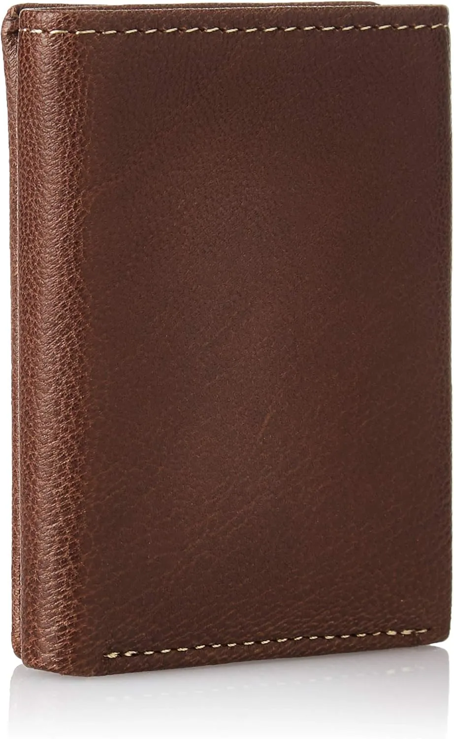 Timberland Men's Leather RFID Blocking Trifold Wallet, Brown, One Size