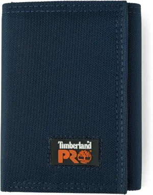 Timberland PRO Men's Cordura Nylon RFID Trifold Wallet with ID Window