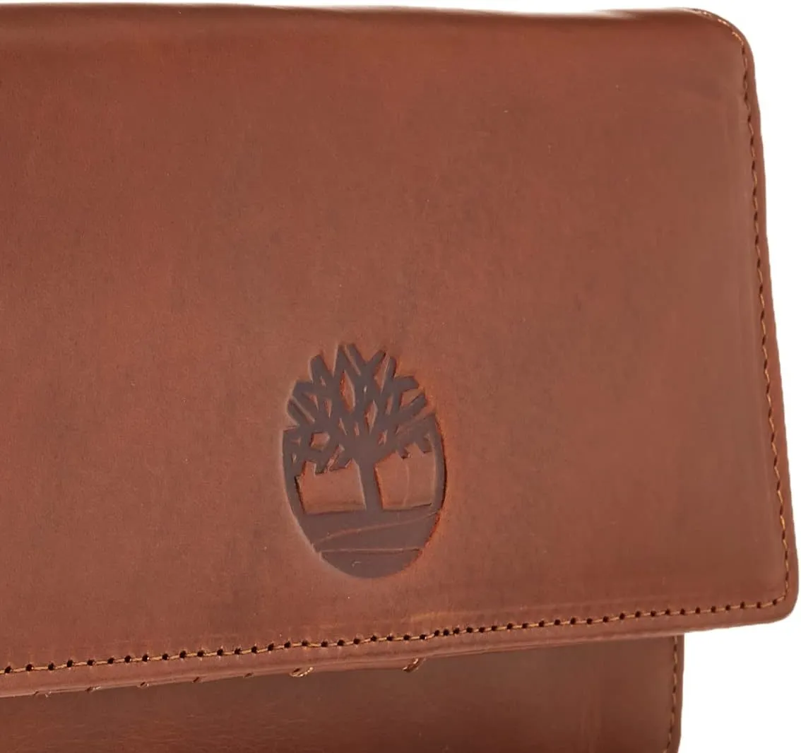 Timberland RFID Leather Crossbody Bag Wallet Purse