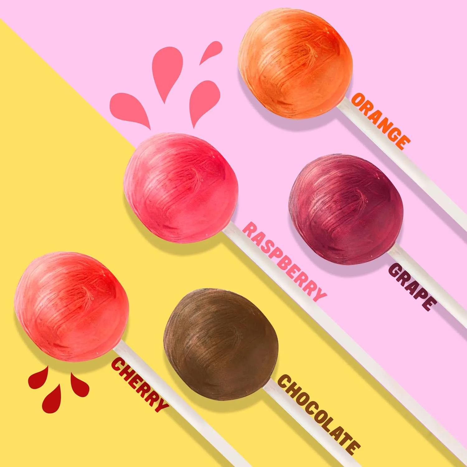 TOOTSIE ROLL POPS Lollipops 2 lb – Bulk Bag, 5 Assorted Flavors, Gluten Free, Chewy Center & Hard Candy Coating, Individually Wrapped Suckers (48 Pieces)