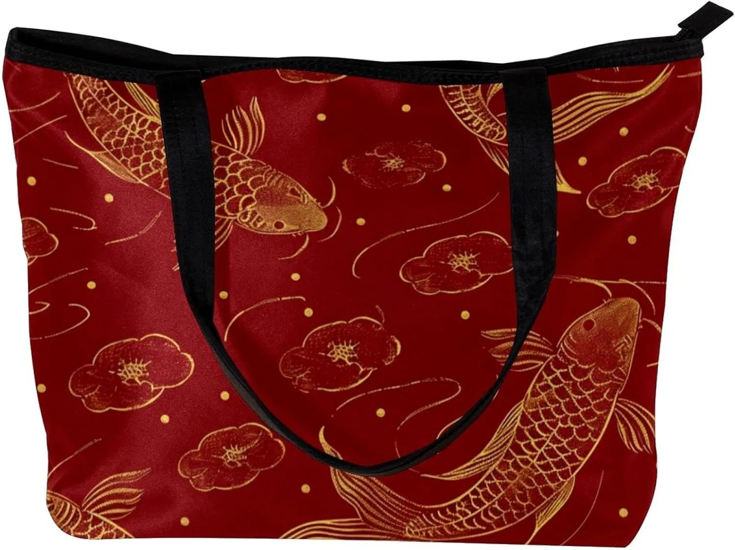 Tote Bag, Large Tote Bag, Women's Tote Handbags, Red Heart Valentine, Tote Bags Women
