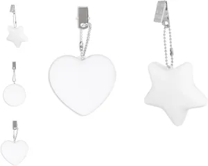 Touch Activated Purse Light, Purse Light Handbag Light, Heart Purse Light, Purse Light with Automatic Sensor, Small Portable Glow Purse Light, Mini Touch Purse LED Lamp (e*2pc)