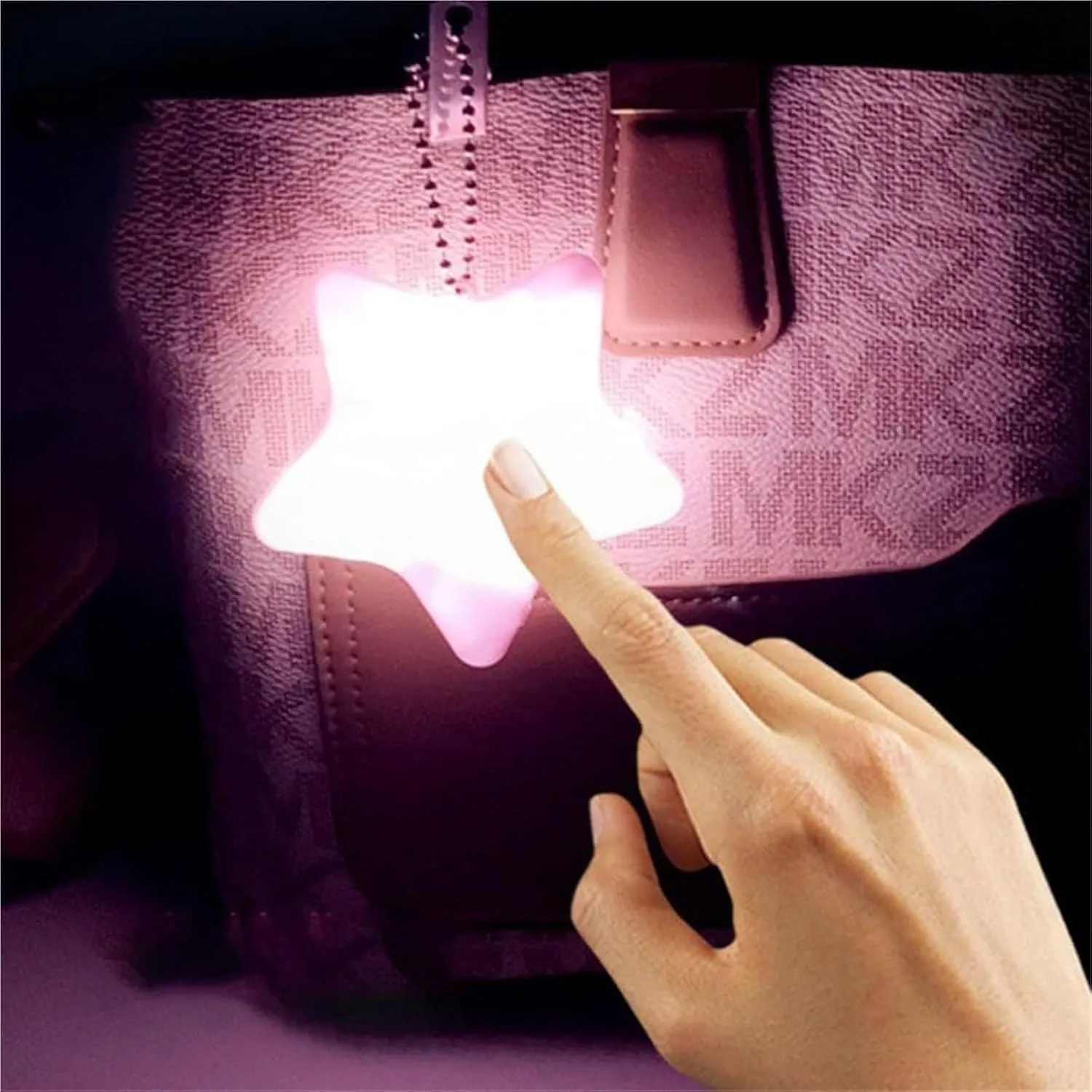 Touch Activated Purse Light, Purse Light Handbag Light, Heart Purse Light, Purse Light with Automatic Sensor, Small Portable Glow Purse Light, Mini Touch Purse LED Lamp (g*3pc)