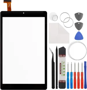 Touch Screen Panel Digitizer (Without LCD Display) Compatible with Nextbook Ares 8A NX16A8116K 8 inch with Tools