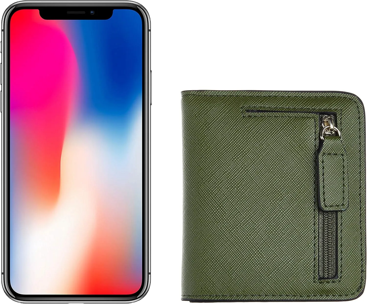 Toughergun Wallet Women Rfid Blocking Small Compact Bifold Luxury Leather Pocket Wallet Ladies Mini Purse with ID Window