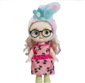 Toys Baby Toddler Muñecas Teacher Appreciation Gifts Reborn BJD Sprunki Blythe Fashion Doll Luxury Playset with 3  Outfits & Accessories | 11" Posable Doll for Girls Ages 3-25| Birthday Gift(Pink)