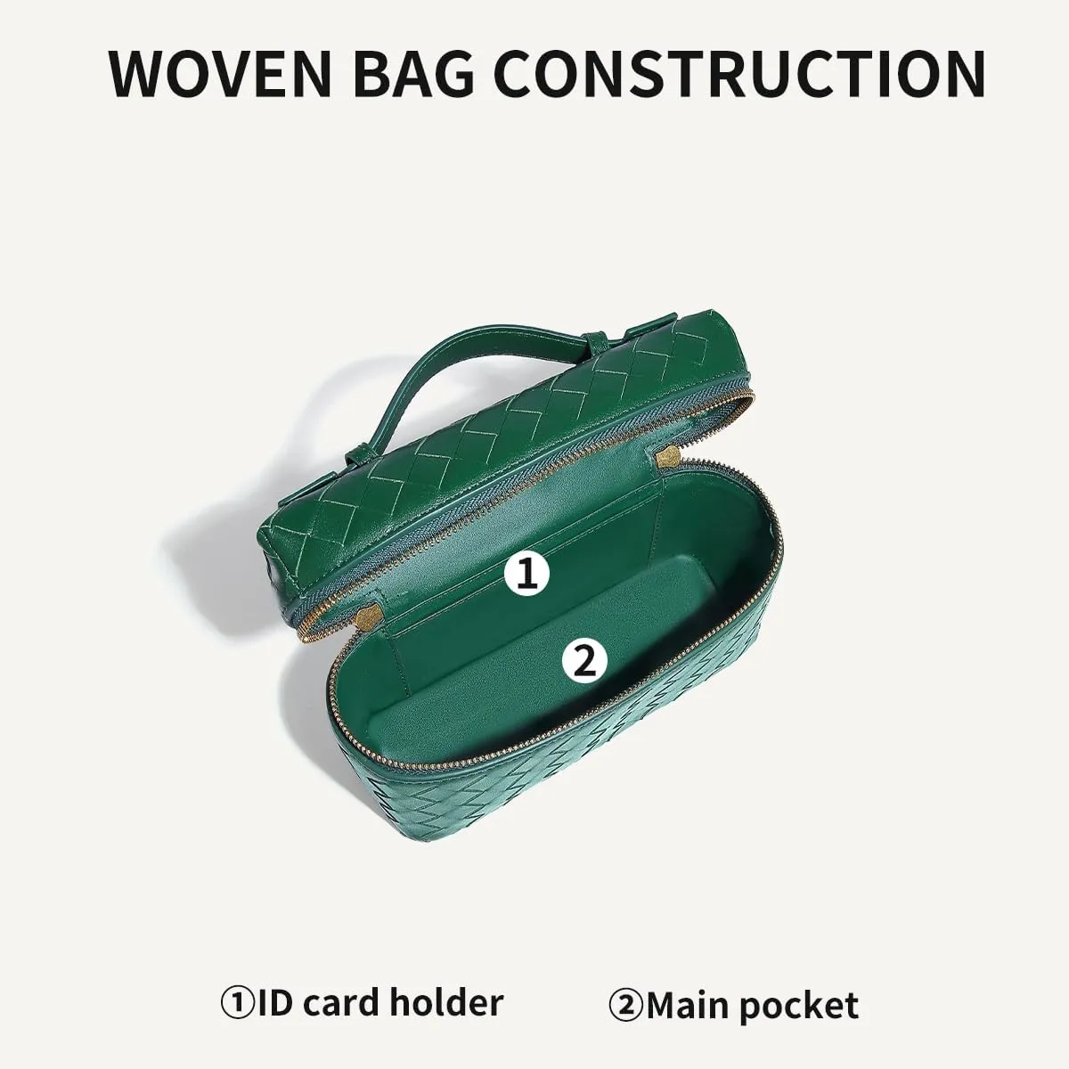 Trendy Woven Crossbody Purse Bag for Women, Cute Shoulder Bag Square Box Bags Mini PU Leather Top Handle Purses Handbag