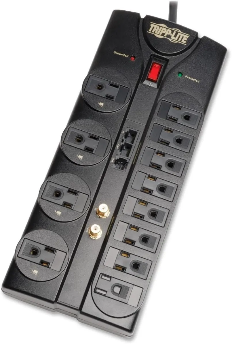 TRPTLP1208SAT - Tripp Lite Protect It! TLP1208SAT 12 Outlets Surge Suppressor