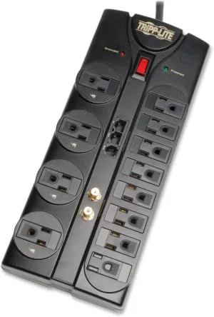 TRPTLP1208SAT - Tripp Lite Protect It! TLP1208SAT 12 Outlets Surge Suppressor