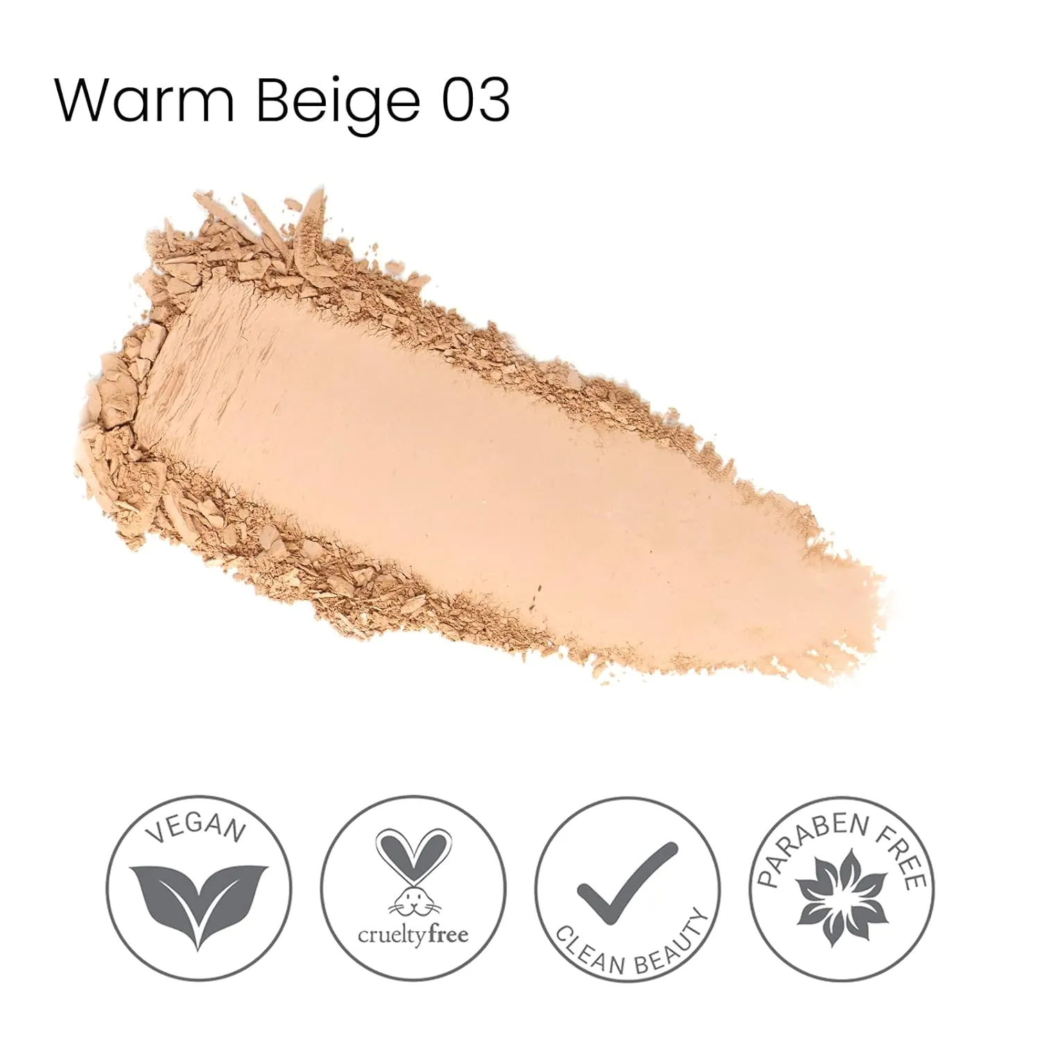 True   Luscious Sheer Halo Complexion Powder in Warm Beige - Talc-Free Setting & Foundation Powder - Oil Control Mineral Pressed Powder with Kaolin Clay - Clean, Vegan & Cruelty-Free - 0.32 oz