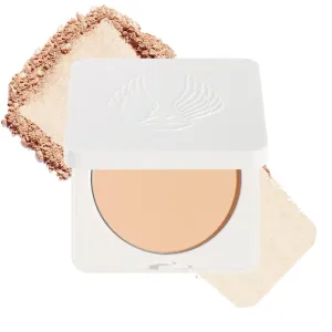 True   Luscious Sheer Halo Complexion Powder in Warm Beige - Talc-Free Setting & Foundation Powder - Oil Control Mineral Pressed Powder with Kaolin Clay - Clean, Vegan & Cruelty-Free - 0.32 oz