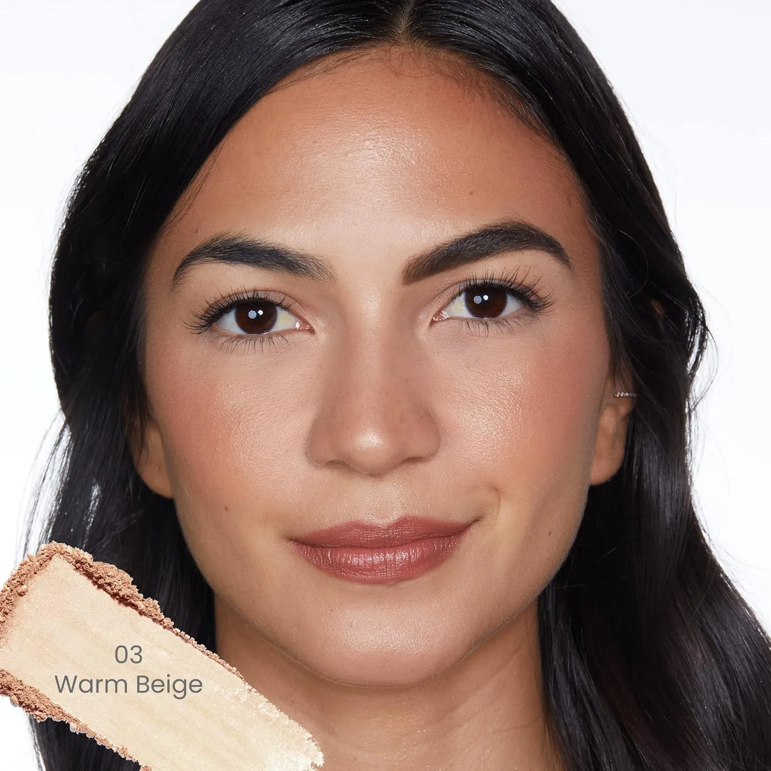 True   Luscious Sheer Halo Complexion Powder in Warm Beige - Talc-Free Setting & Foundation Powder - Oil Control Mineral Pressed Powder with Kaolin Clay - Clean, Vegan & Cruelty-Free - 0.32 oz