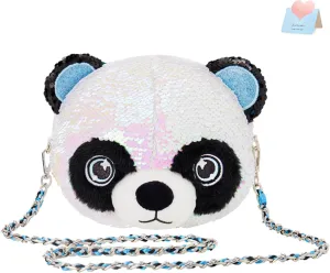 Unicorn Purse Pops Sequin Unicorn Toys Plush Animal Shaped Purse, Kids Fashion Handbags