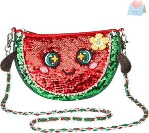 Unicorn Purse Pops Sequin Unicorn Toys Plush Animal Shaped Purse, Kids Fashion Handbags