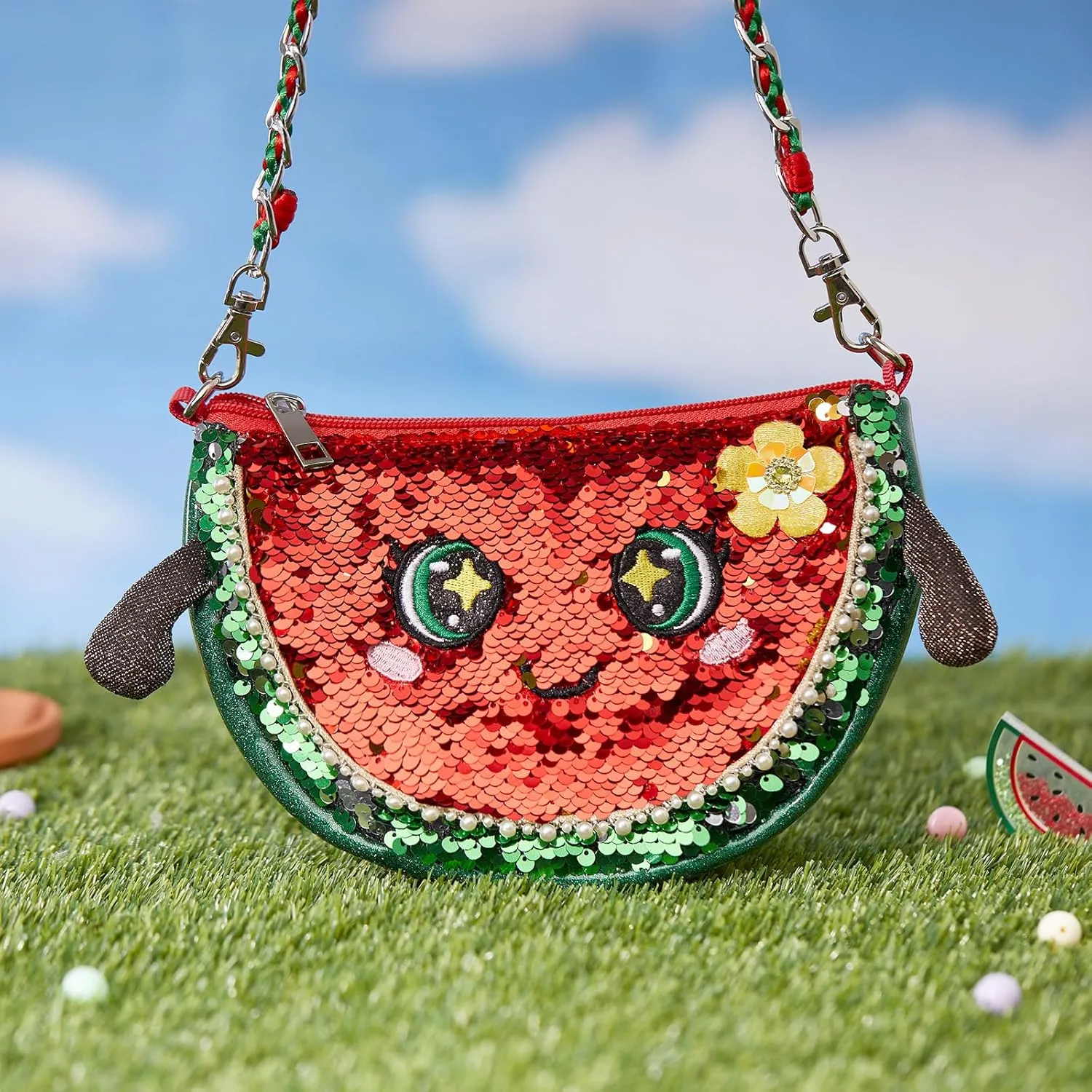 Unicorn Purse Pops Sequin Unicorn Toys Plush Animal Shaped Purse, Kids Fashion Handbags