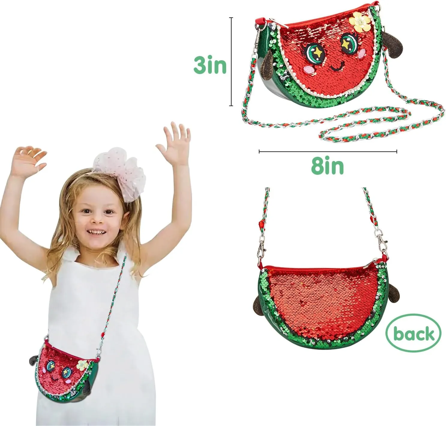 Unicorn Purse Pops Sequin Unicorn Toys Plush Animal Shaped Purse, Kids Fashion Handbags