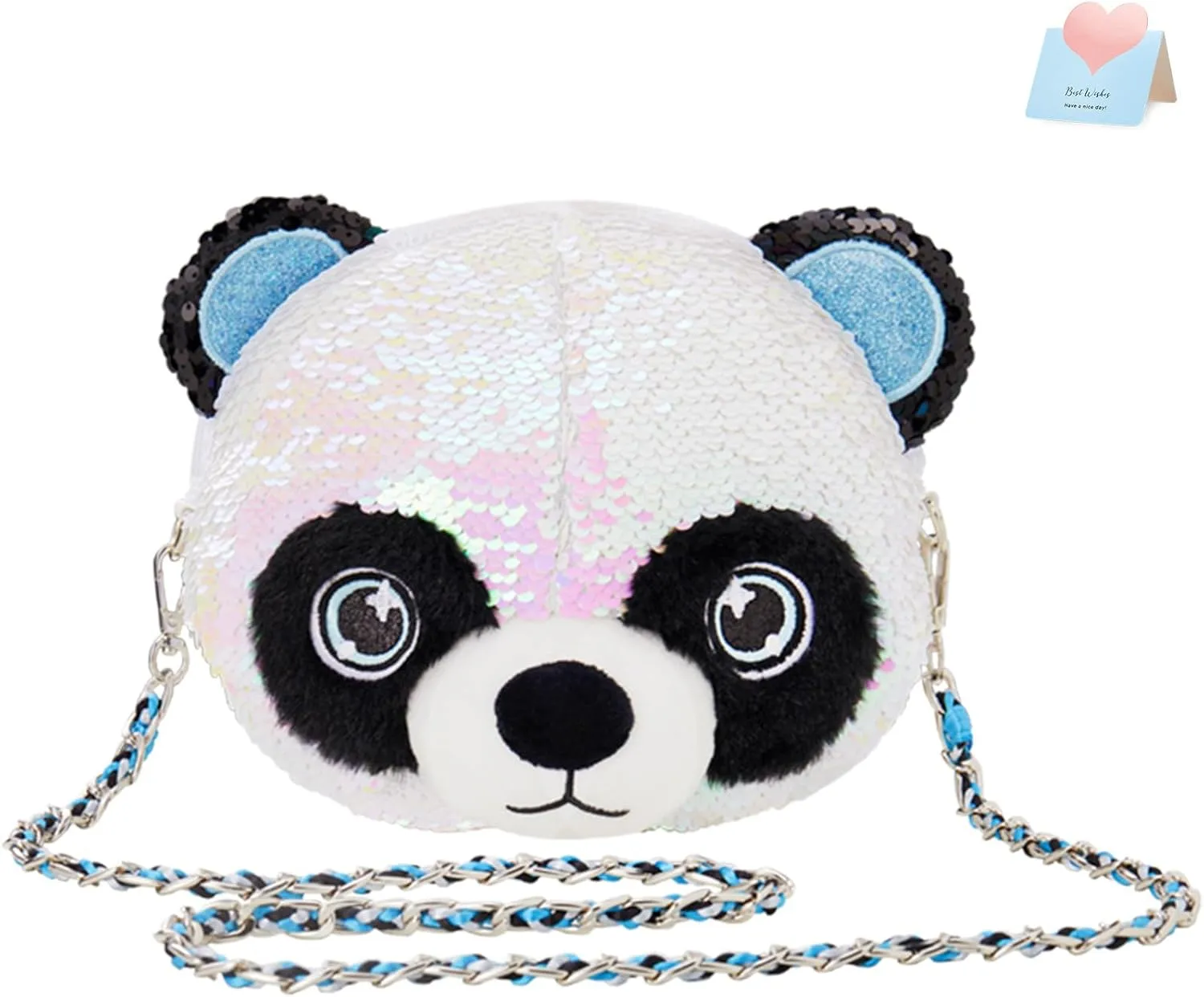 Unicorn Purse Pops Sequin Unicorn Toys Plush Animal Shaped Purse, Kids Fashion Handbags