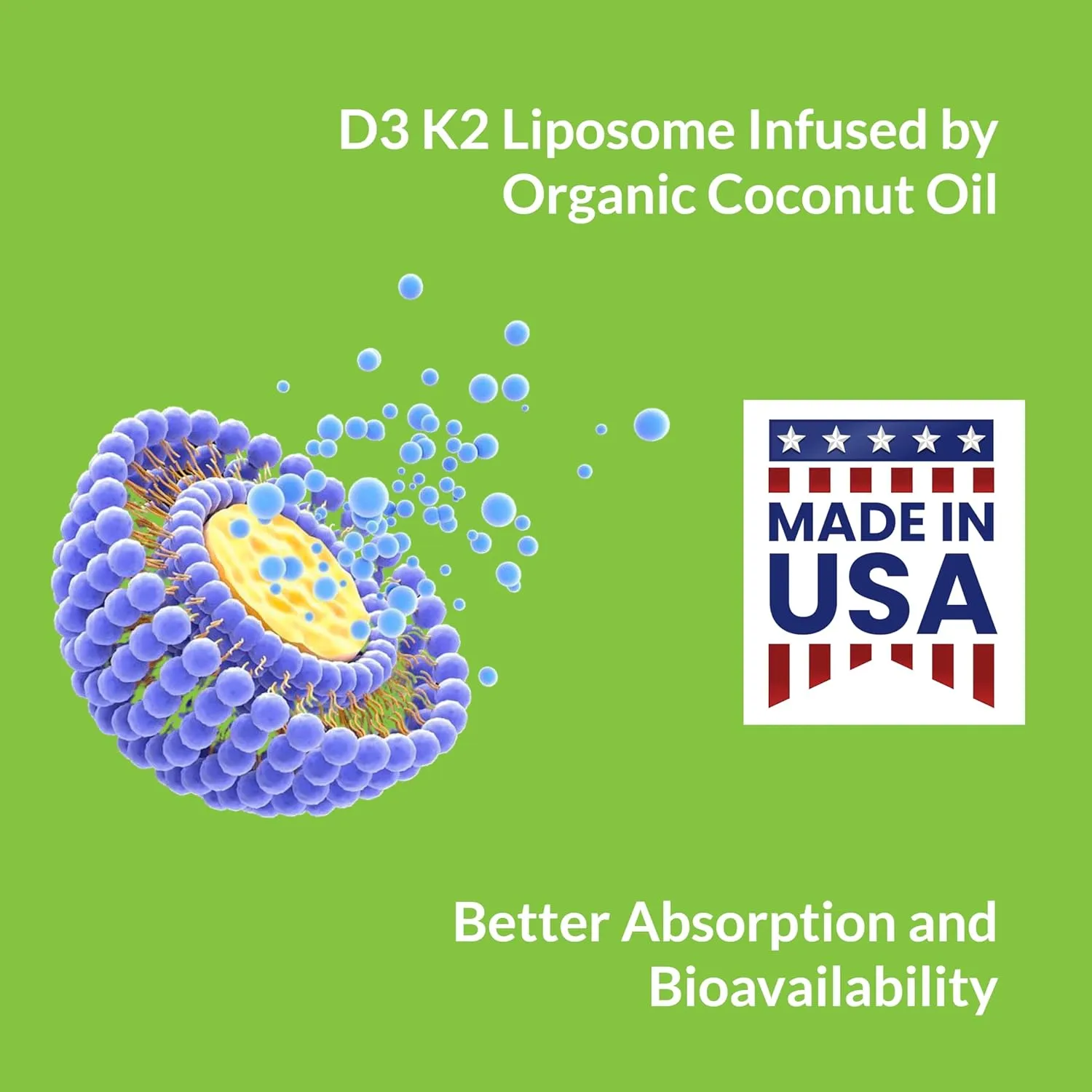 UpNourish Liposomal Vitamin D3 50000 IU (Vitamina D3 de 50000) with 1000 mcg Vitamin K, High Dose Vitamin D3 K2, Vitamin D 50000 IU with K1, K2 MK-4 and MK-7, 120 Mini Softgels