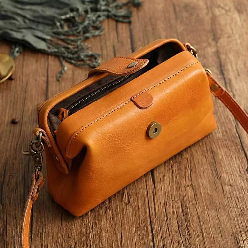 Velissa Bag For Women,Langrents Retro Handbag,Premium Leather Retro Bag