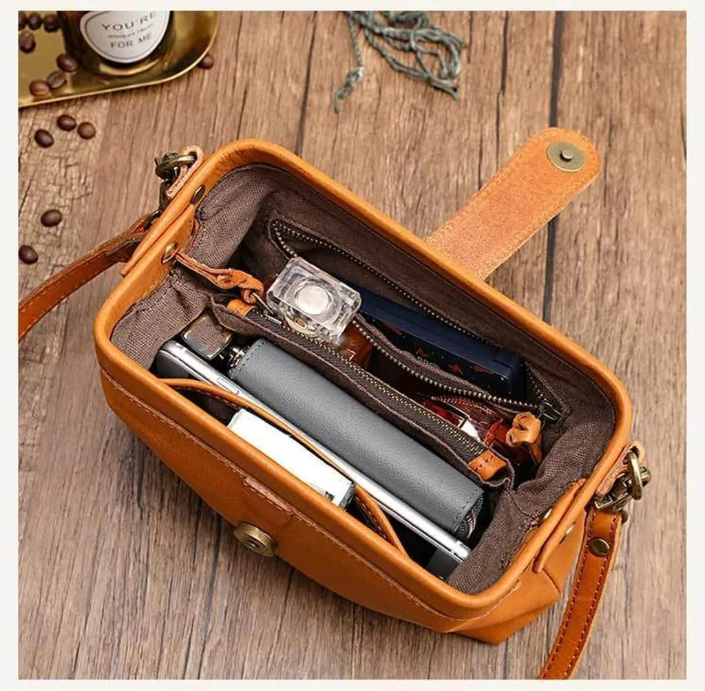 Velissa Bag For Women,Langrents Retro Handbag,Premium Leather Retro Bag