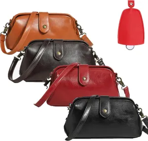 Velissa Bag For Women,Langrents Retro Handbag,Premium Leather Retro Bag