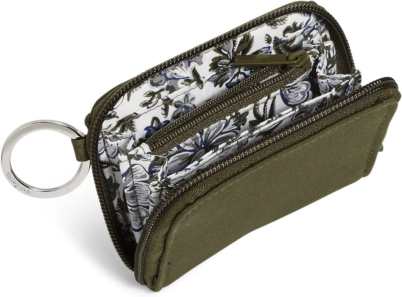 Vera Bradley Cotton Petite Zip-Around Wallet with RFID Protection