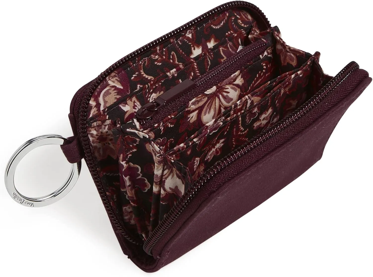 Vera Bradley Cotton Petite Zip-Around Wallet with RFID Protection