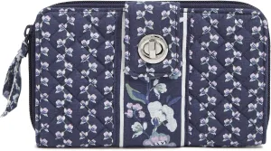 Vera Bradley Iconic RFID Turnlock Wallet, Signature Cotton
