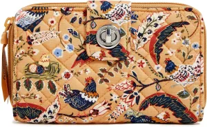 Vera Bradley Iconic RFID Turnlock Wallet, Signature Cotton