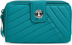 Vera Bradley Iconic RFID Turnlock Wallet, Signature Cotton